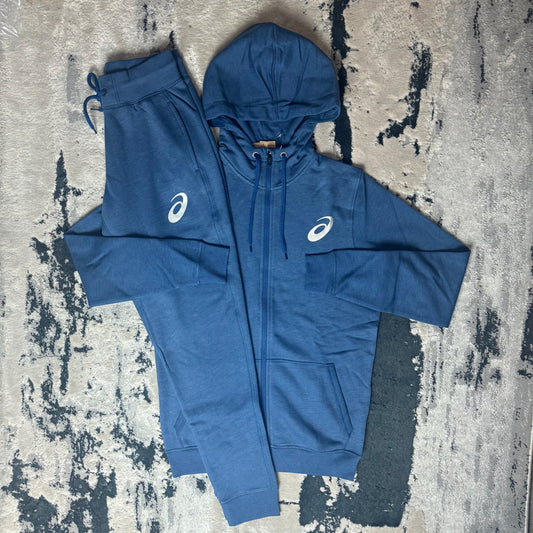 ASICS SPORT KNIT TRACKSUIT - BLUE