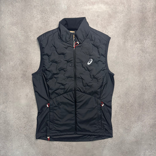 ASICS ROAD GILET TRACKSUIT - BLACK