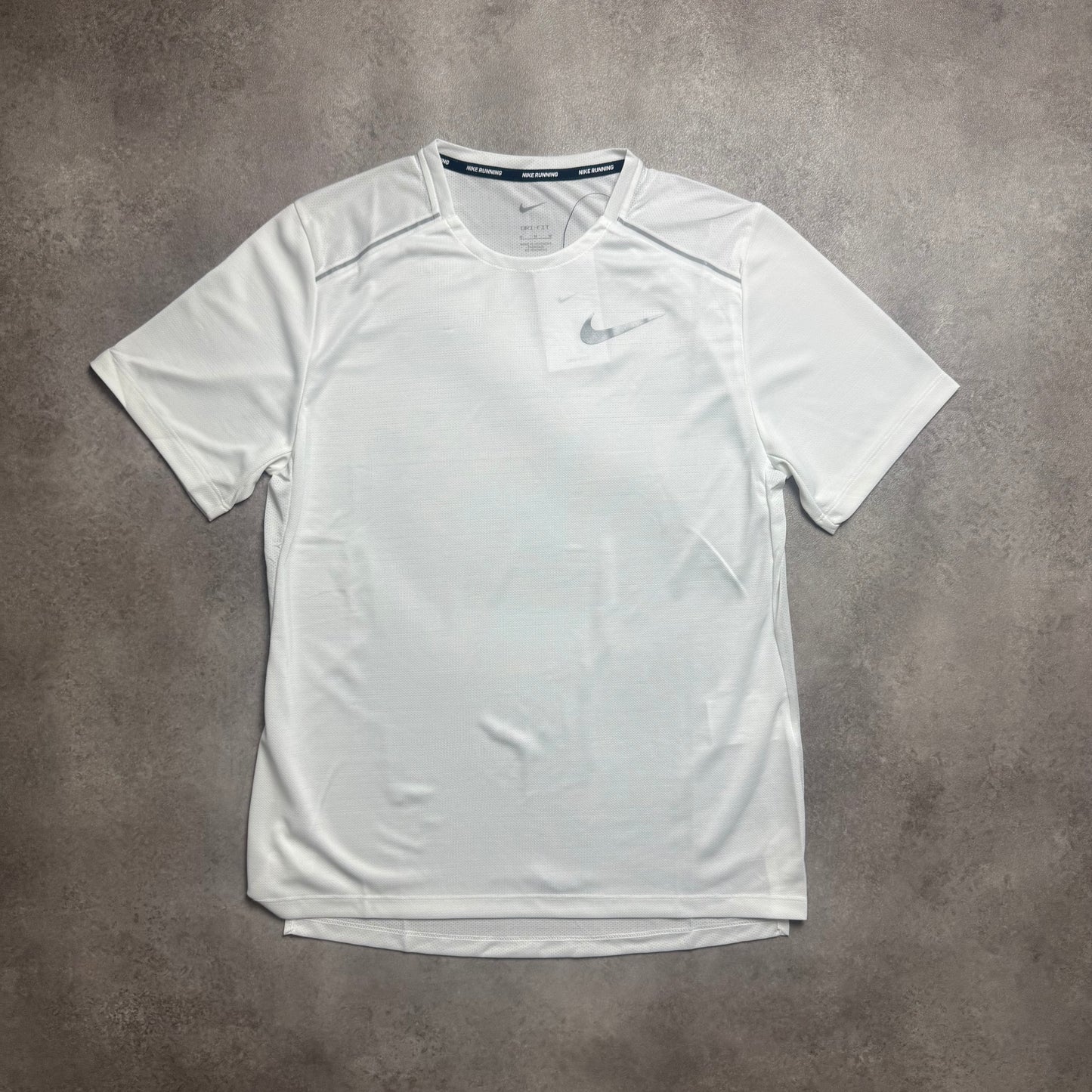 NIKE DRI FIT MILER 1.0 T SHIRT - PEARL WHITE