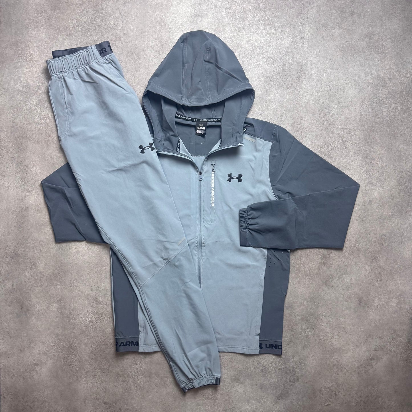 UNDER ARMOUR WOVEN STORM TRACKSUIT - GREY