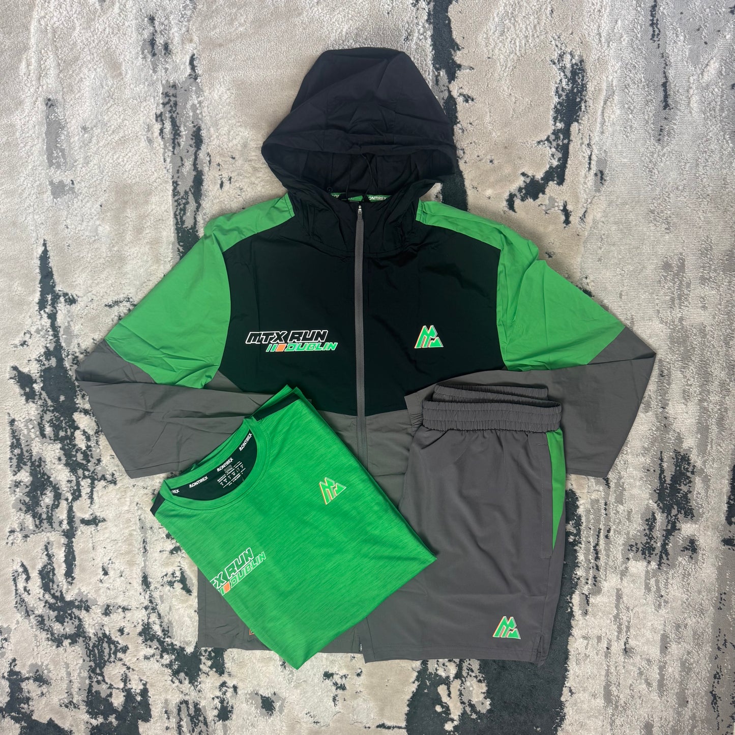 MONTIREX RUN CITY DUBLIN TRI SET - BLACK / GREEN / GREY