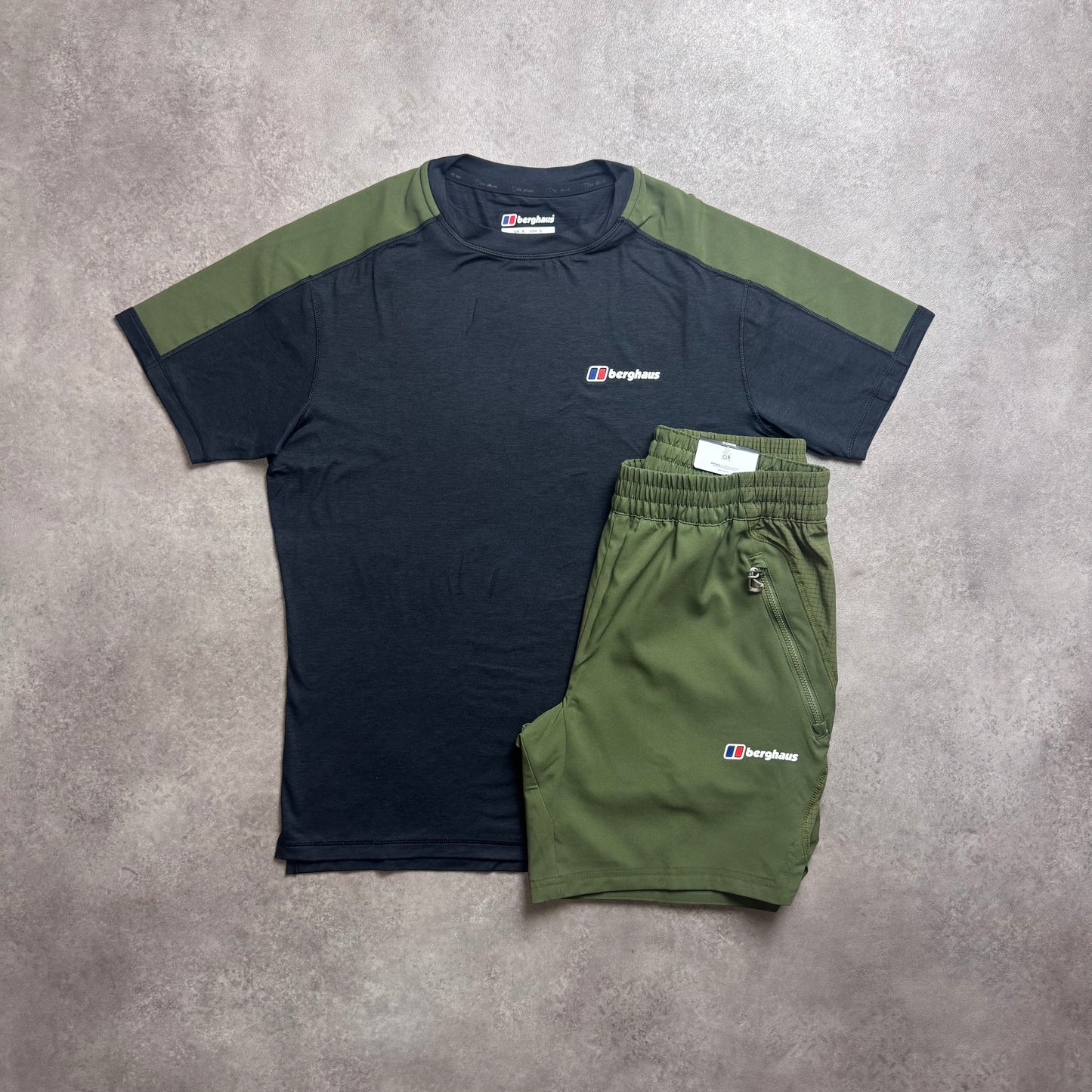 BERGHAUS TECH SET - BLACK / KHAKI