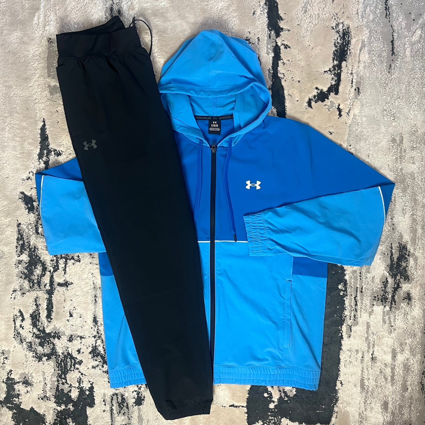 UNDER ARMOUR STORM WINDBREAKER TRACKSUIT - BLUE