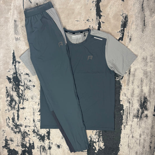 REPRIMO FLIGHT T SHIRT & PANTS SET - SLATE GREY