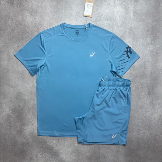 ASICS CORE SHORT SET - LIGHT BLUE