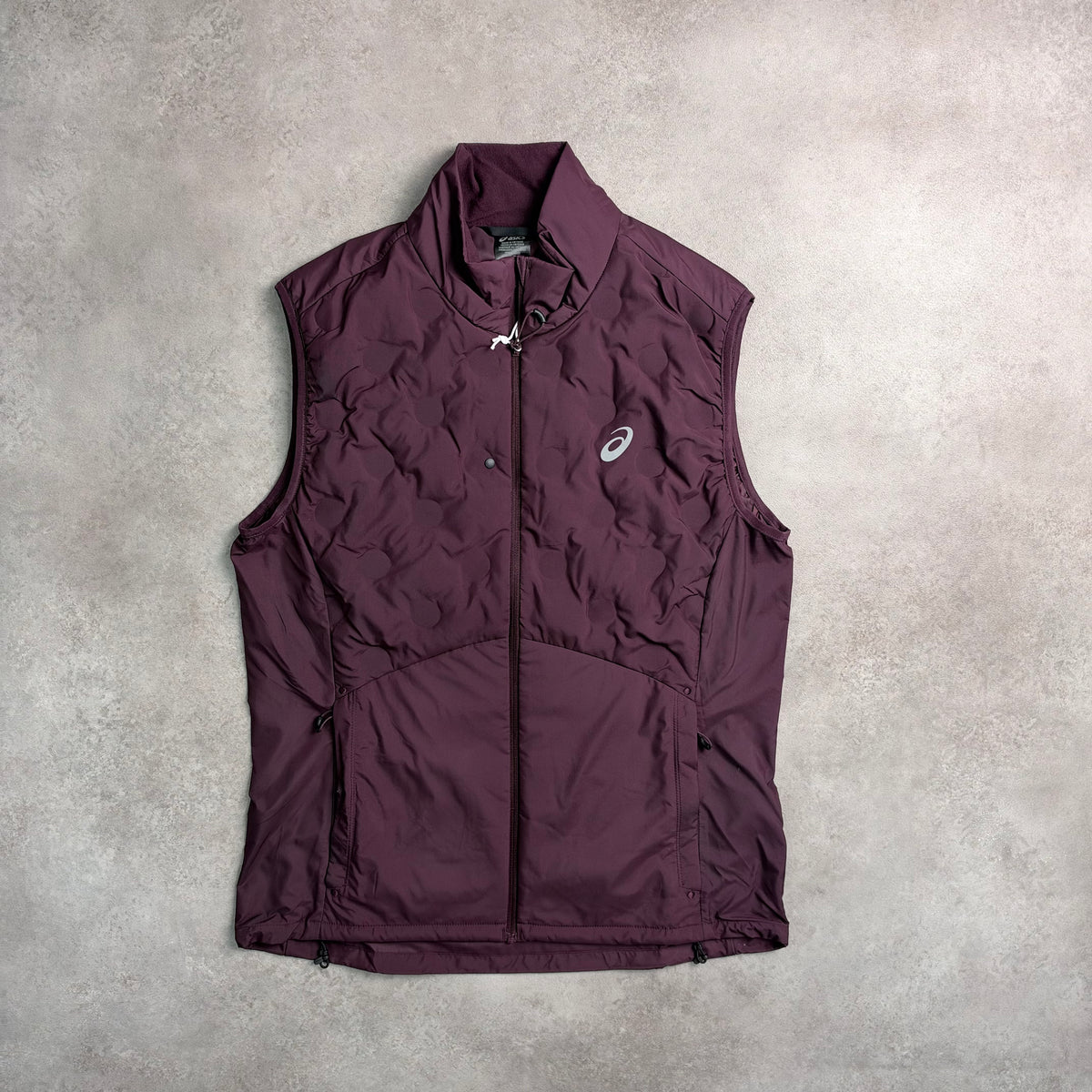 ASICS ROAD GILET - RUBY