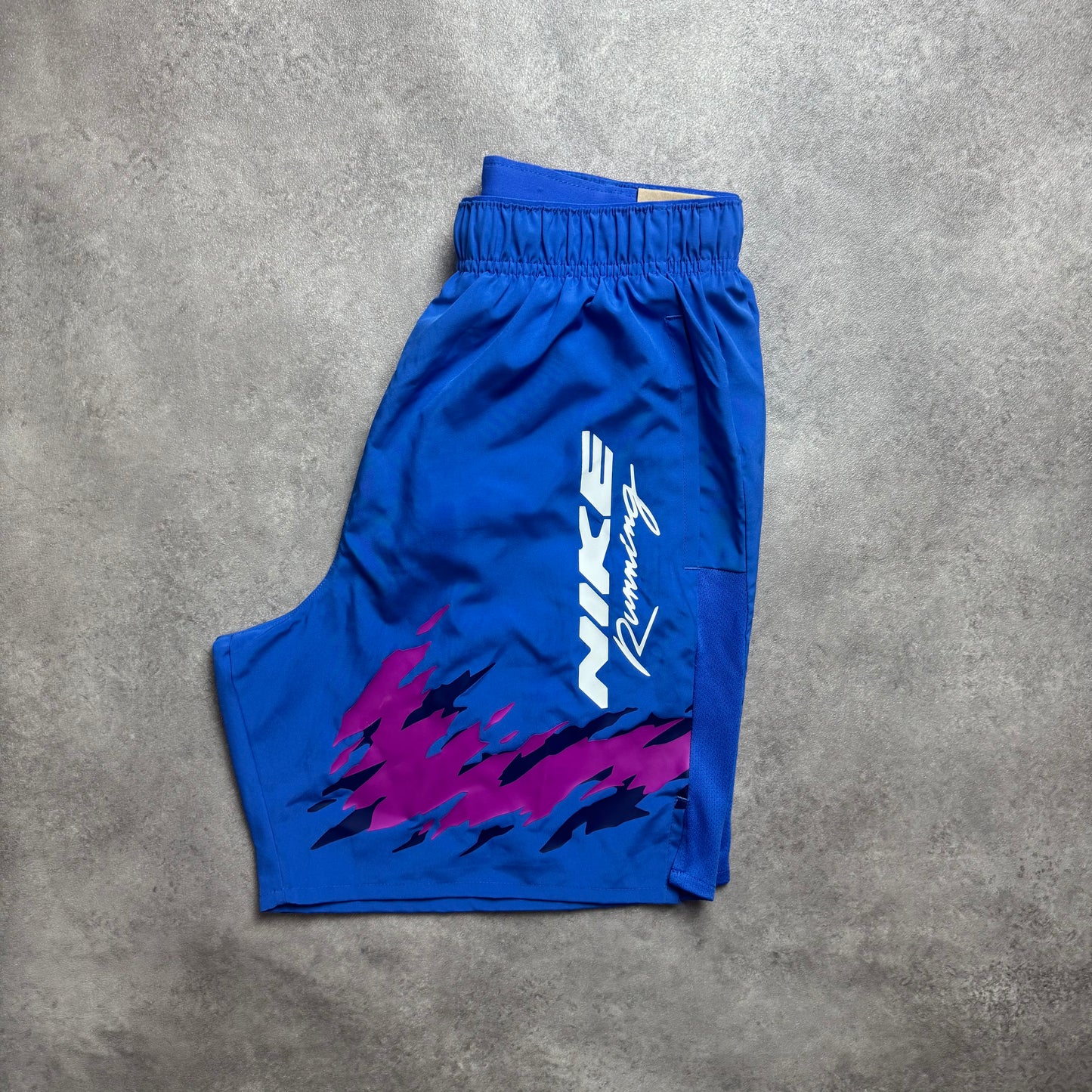 NIKE DRI FIT HBR SHORTS - BLUE