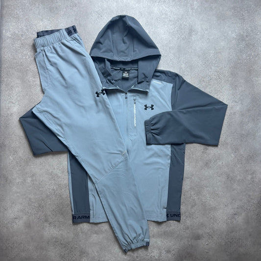 UNDER ARMOUR WOVEN STORM TRACKSUIT - GREY
