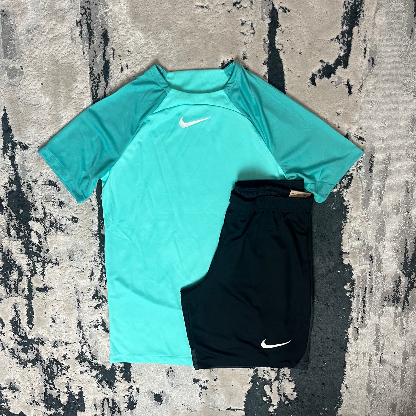 NIKE ACADEMY PRO SHORT SET - TURQUOISE