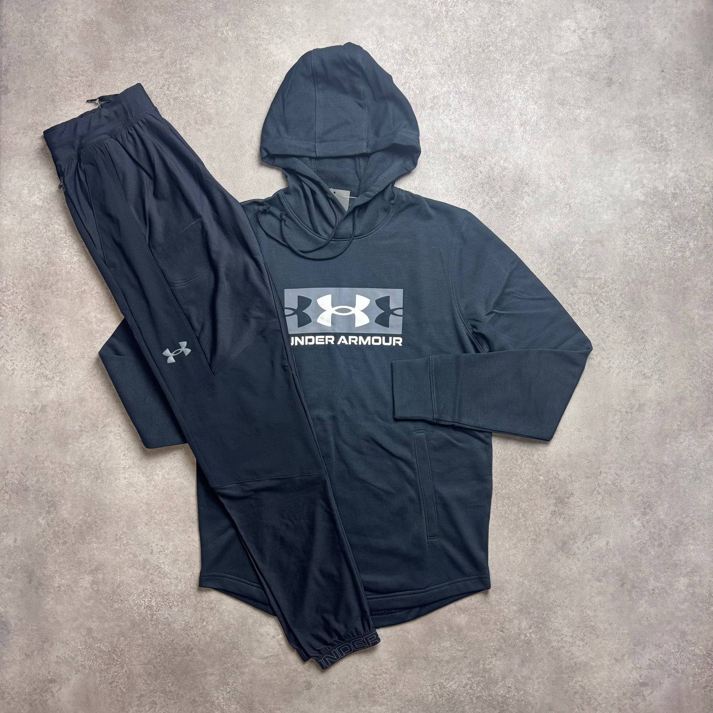 UNDER ARMOUR HOODED VANISH TRACKSUIT - BLACK