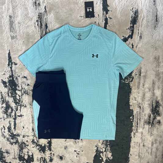 UNDER ARMOUR TECH VENT SET - LIGHT BLUE