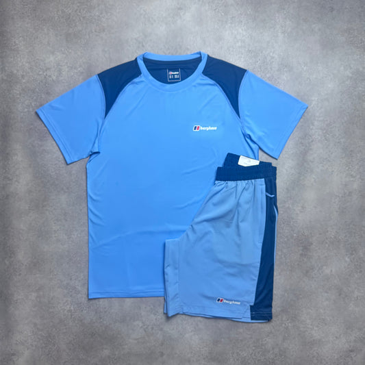BERGHAUS TECH TEE SET - SKY BLUE