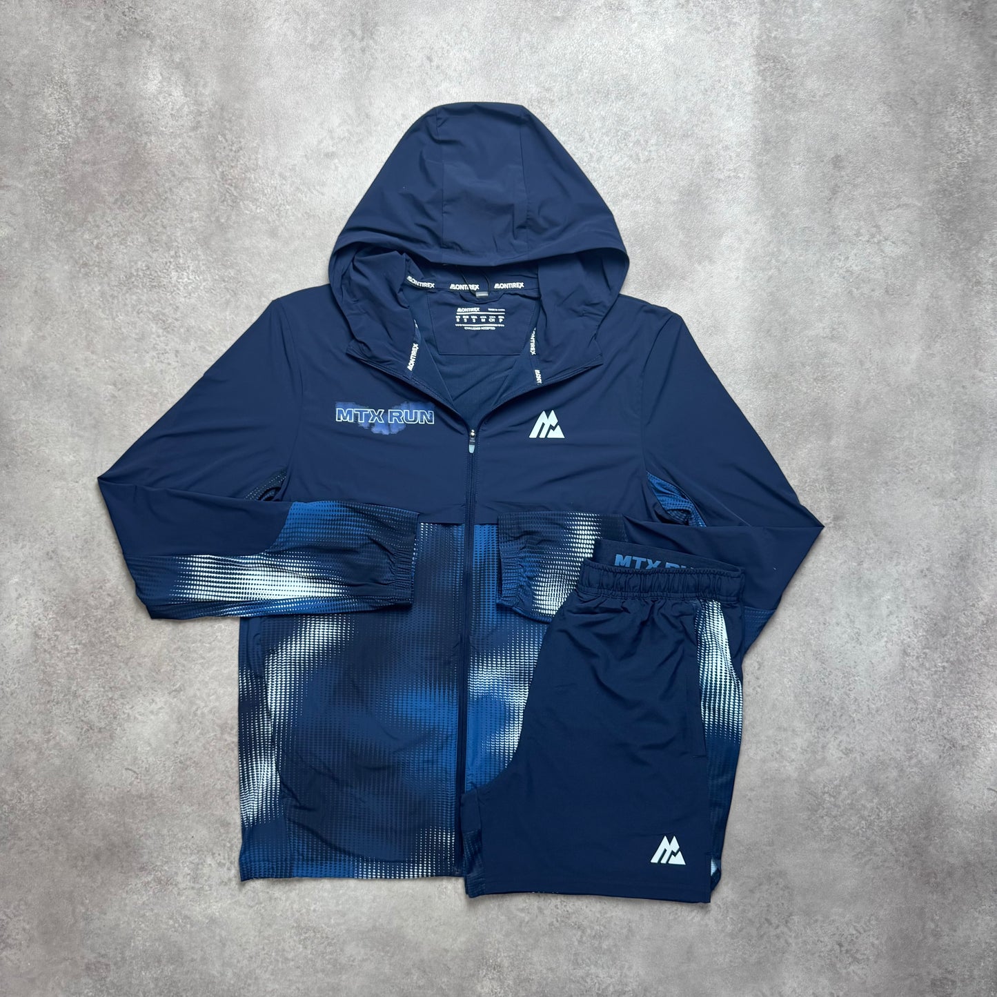 MONTIREX MTX RUN WINDBREAKER SET - NAVY