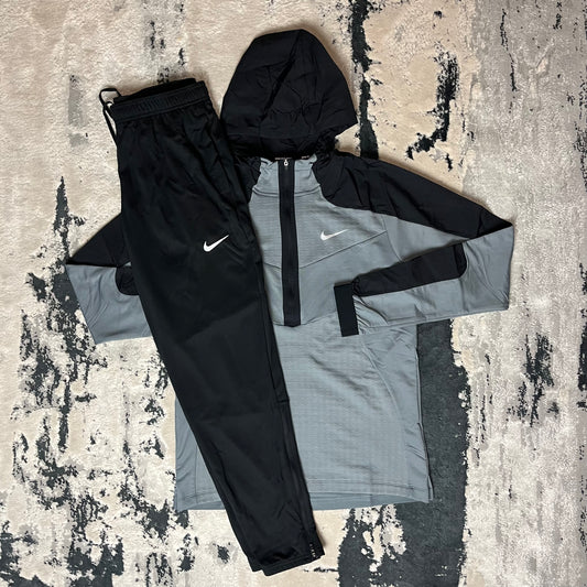 NIKE PERFORMANCE TECH HOODED TRACKSUIT - GREY