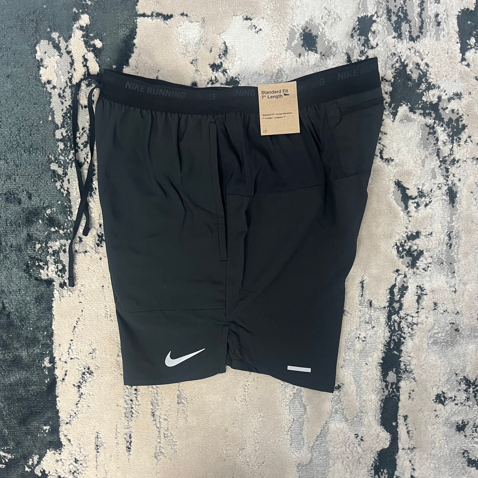 NIKE DRI FIT FLEX STRIDE INCH SHORTS BLACK - Main Image