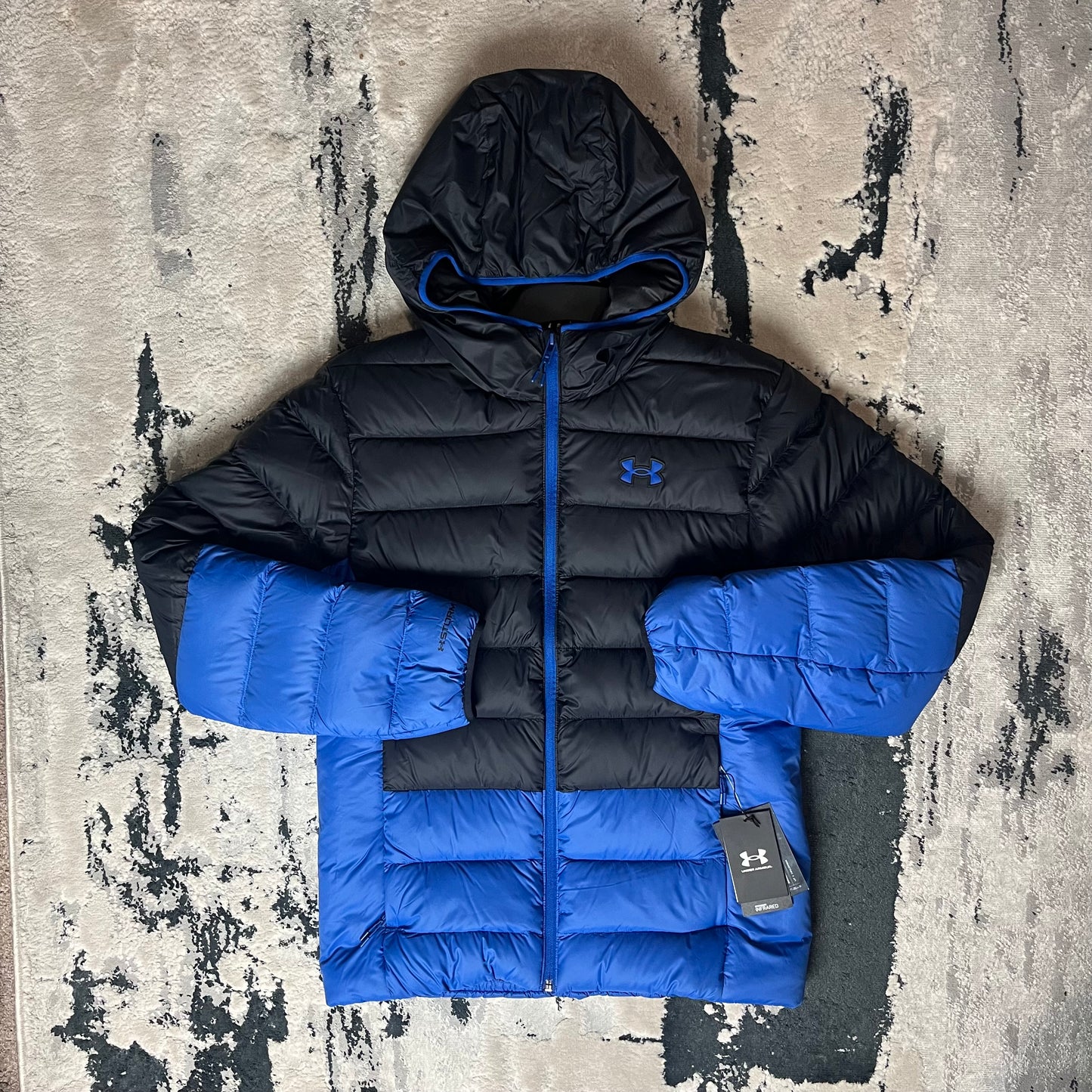 UNDER ARMOUR STORM INSULATED JACKET - BLACK / BLUE