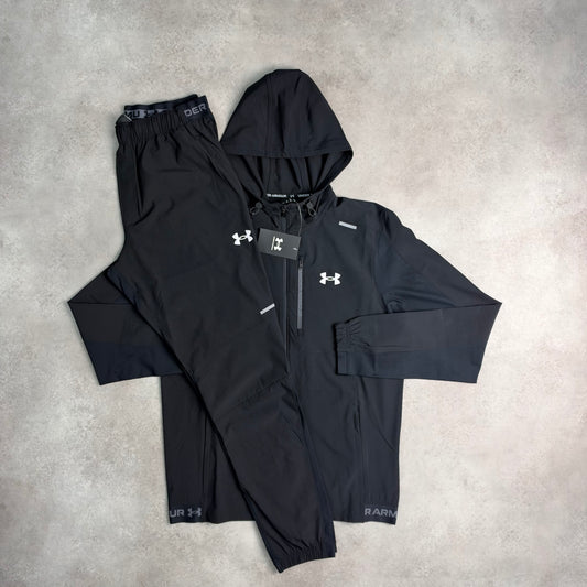UNDER ARMOUR VANISH TRACKSUIT - BLACK
