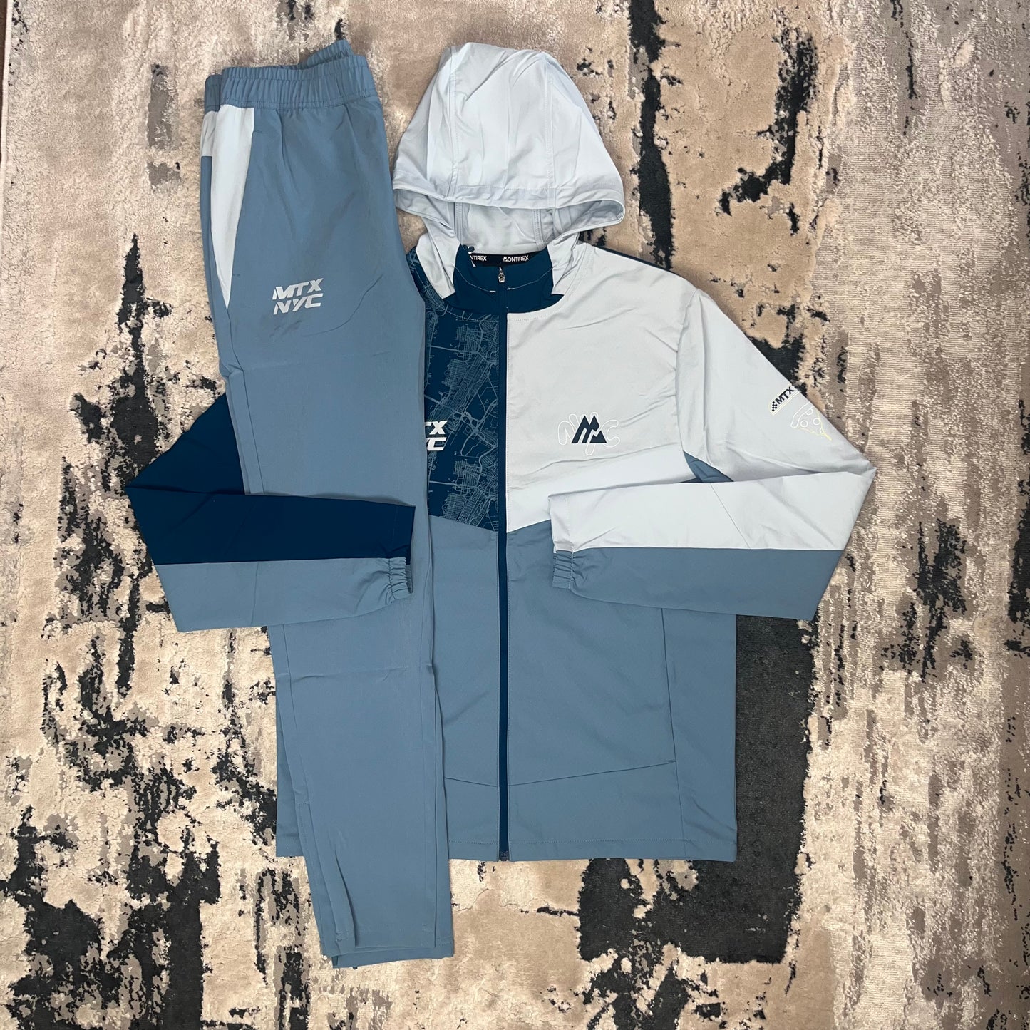 MONTIREX RUN CITY NEW YORK TRACKSUIT - SLATE BLUE