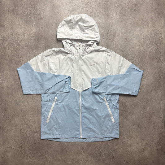 NIKE DRI FIT WINDBREAKER - BLUE / WHITE