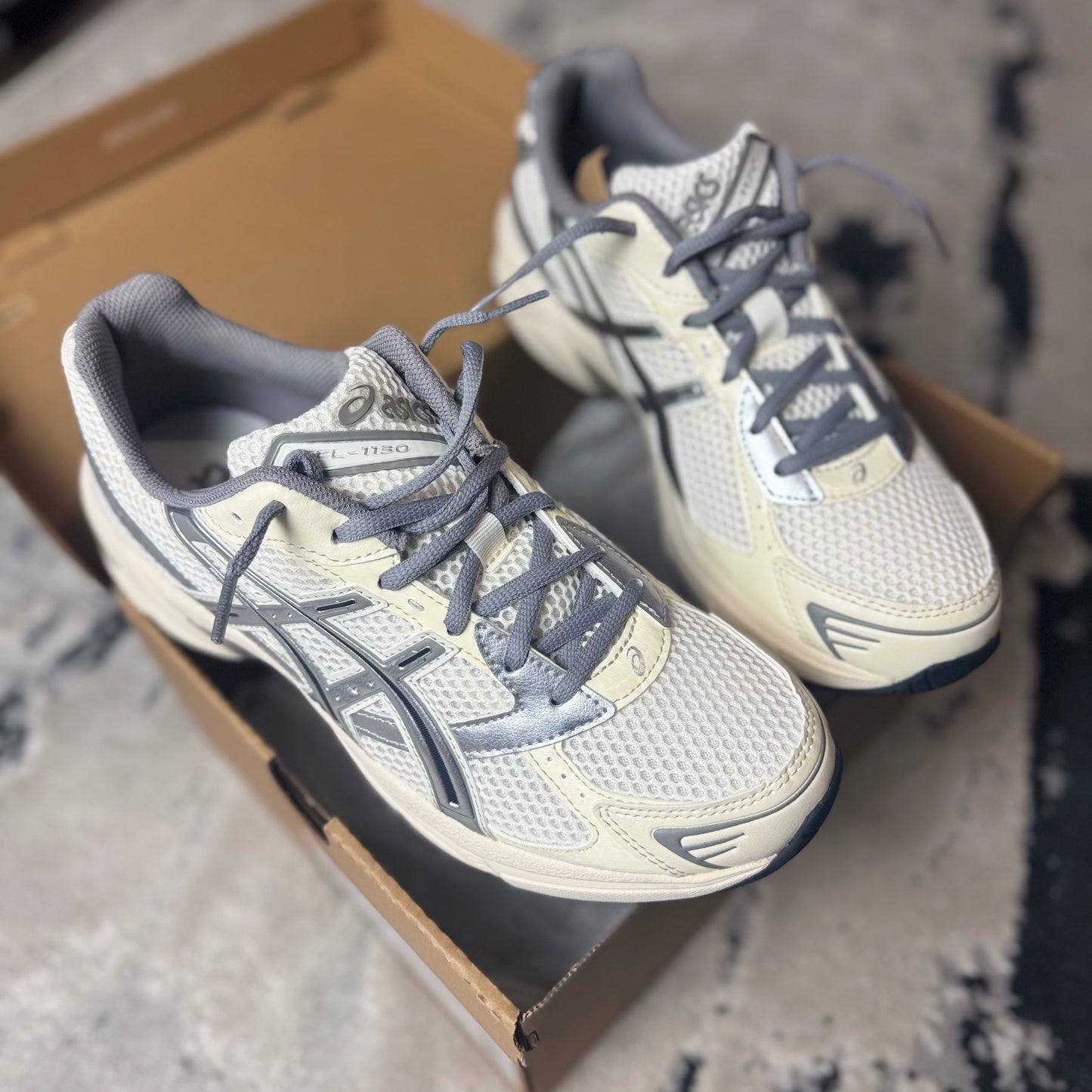 ASICS GEL 1130 TRAINERS - GRAY / CLAY