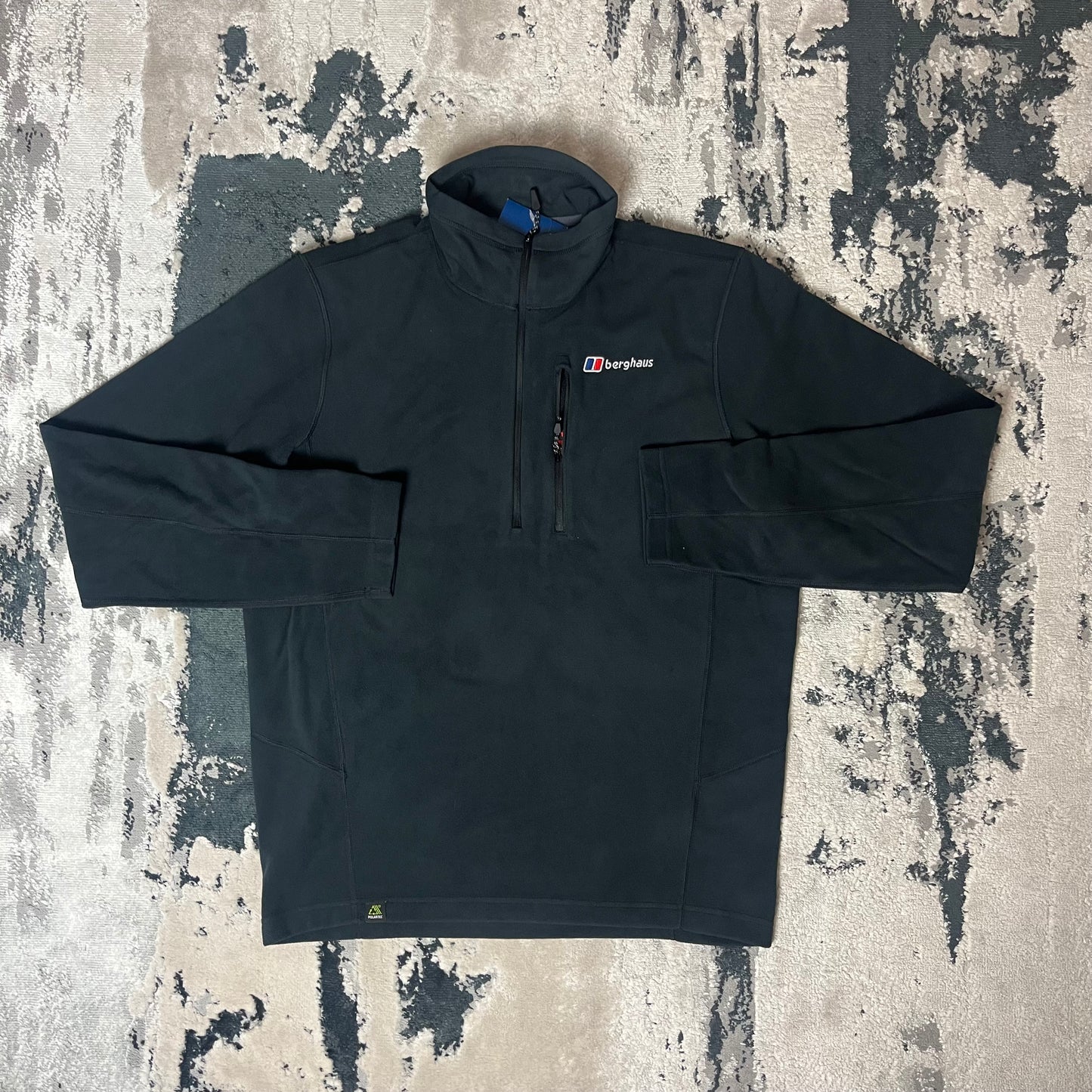 BERGHAUS PRISM 1/4 ZIP FLEECE - BLACK