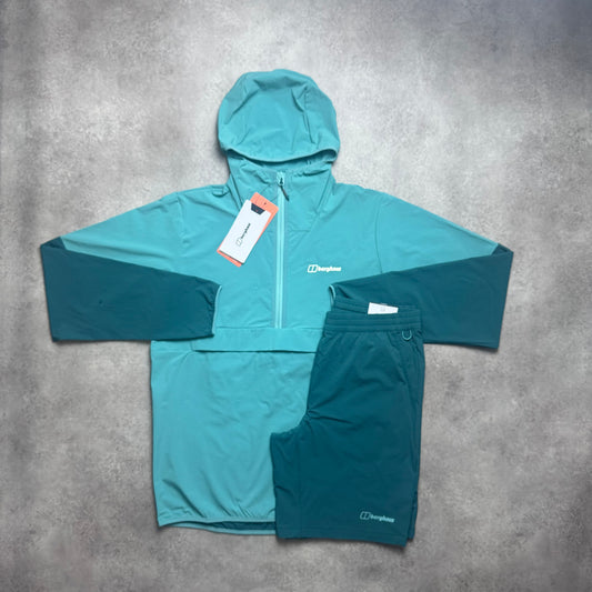 BERGHAUS WANDERMOOR WIND SET - TEAL BLUE