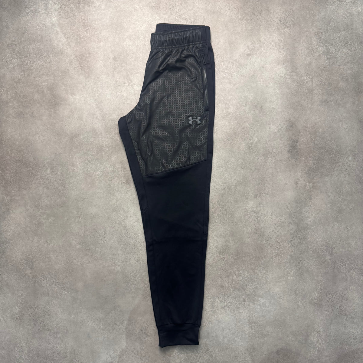 UNDER ARMOUR FLEECE PANTS - BLACK