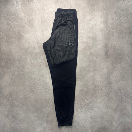UNDER ARMOUR FLEECE PANTS - BLACK