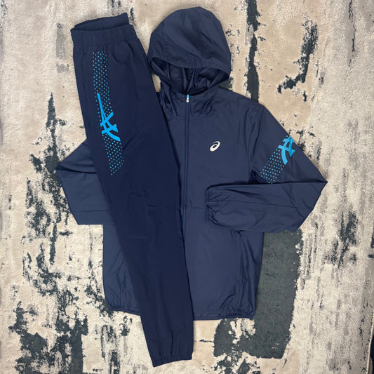ASICS ICON WINDBREAKER TRACKSUIT - BLUE