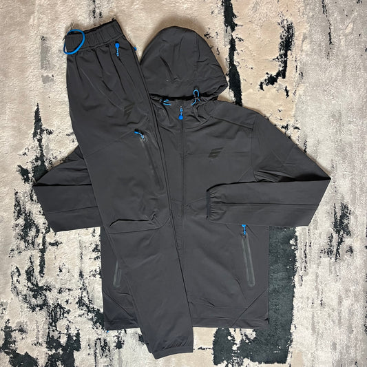 ELUDE GHOST TRACKSUIT - COAL / BLUE