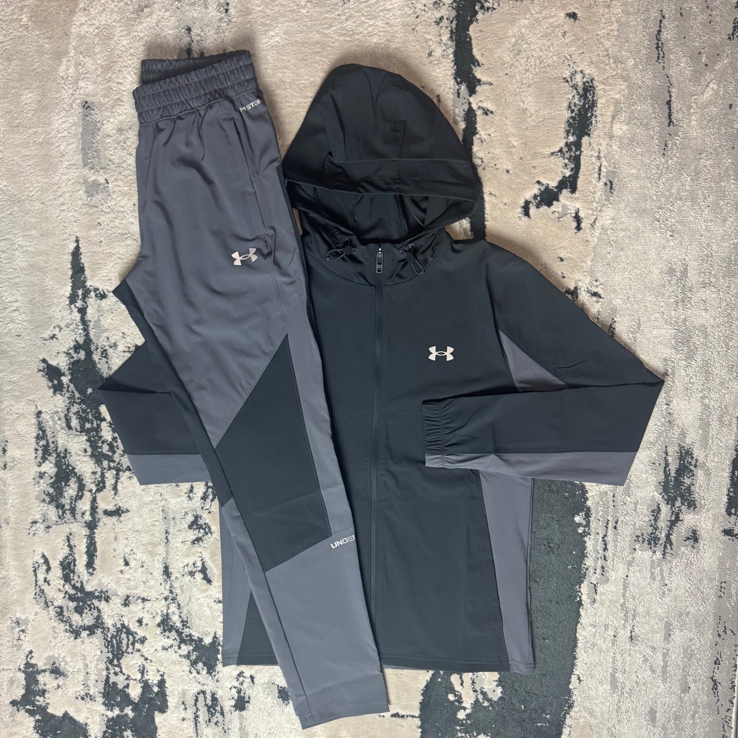 UNDER ARMOUR STORM TRACKSUIT - TWO TONE GREY