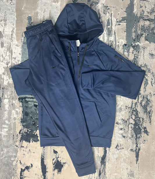 NIKE DRI FIT THERMAL TRACKSUIT - NAVY