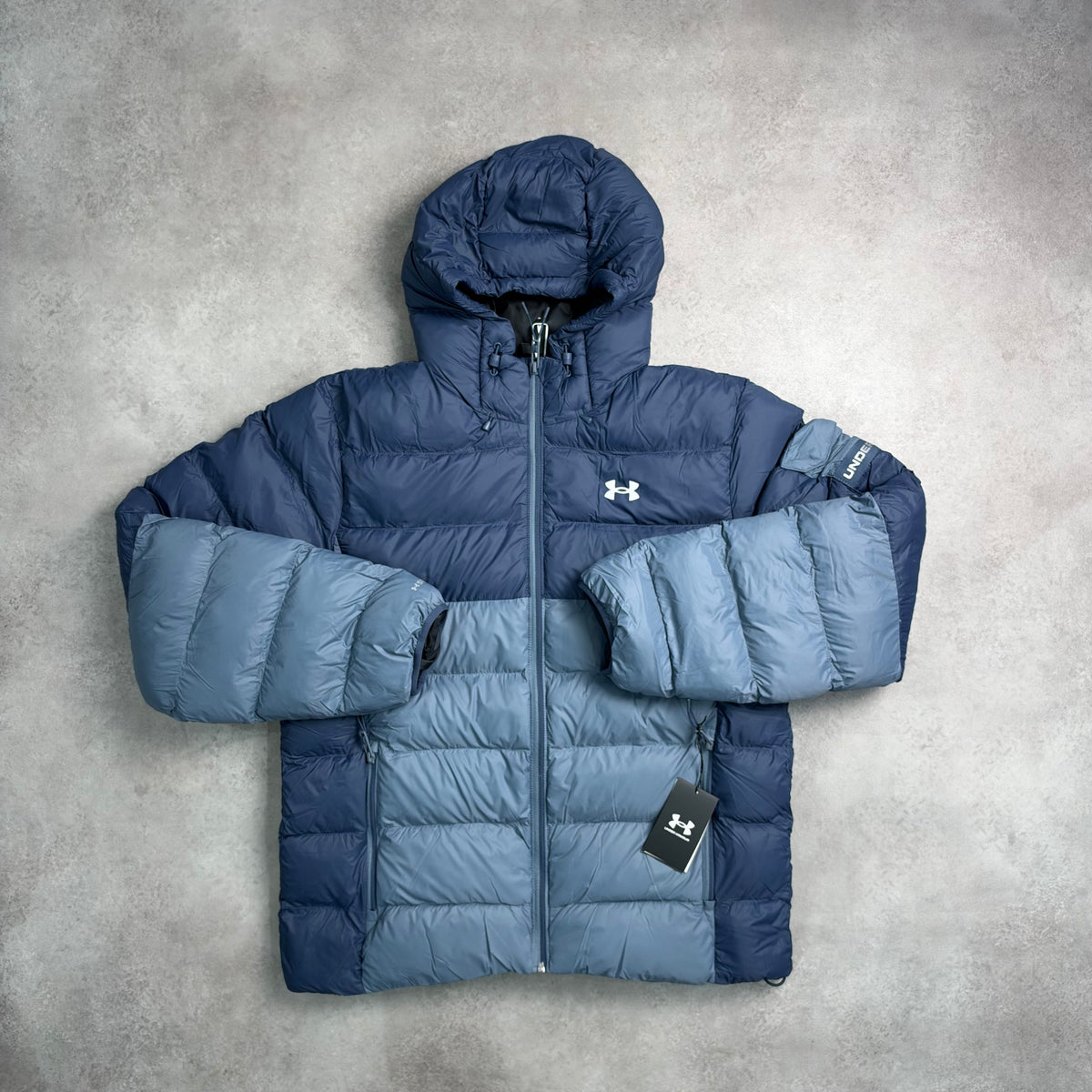 UNDER ARMOUR PADDED PUFFER JACKET - BLUE