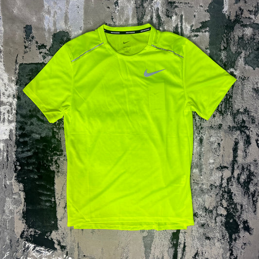 NIKE MILER 1.0 T SHIRT - NEON